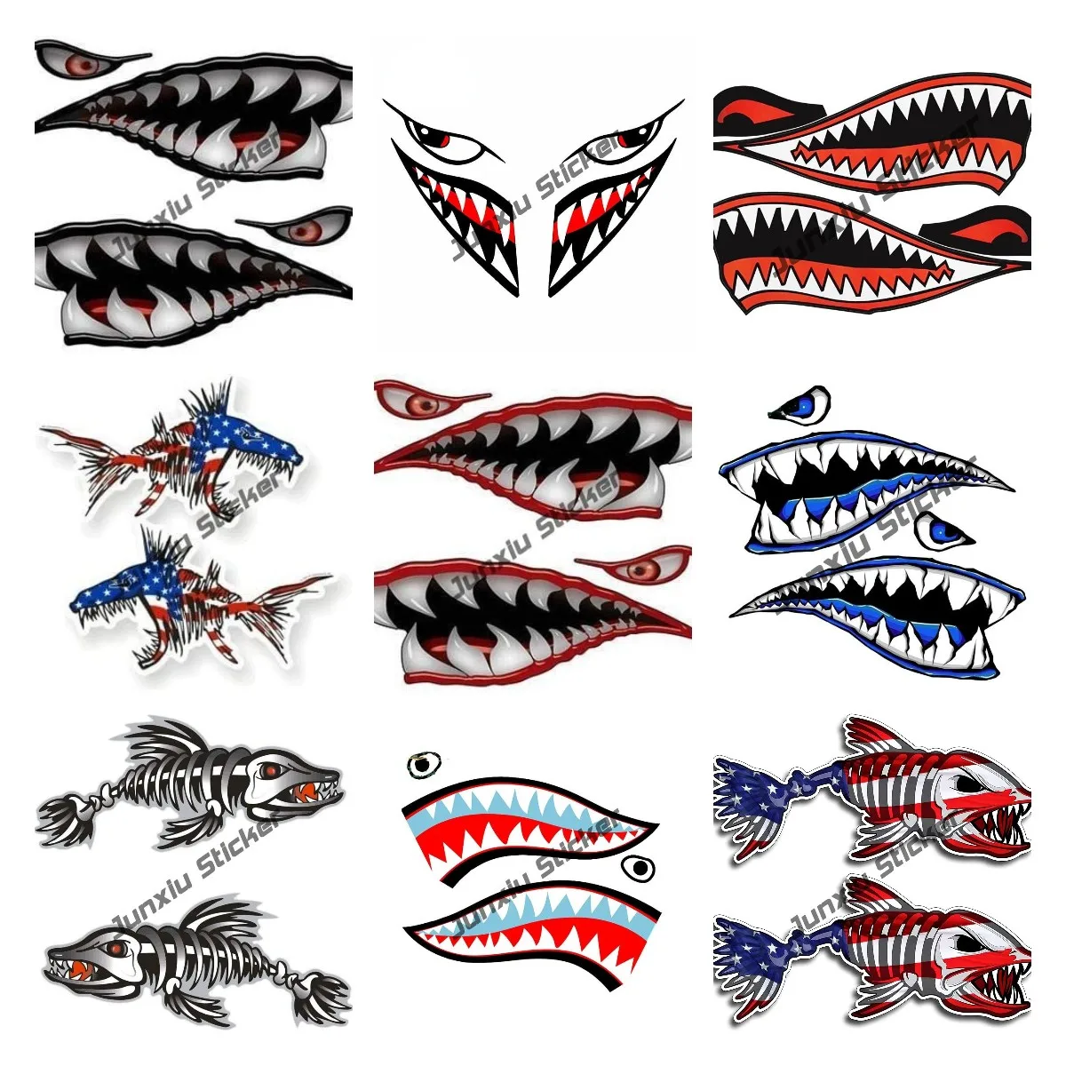 Wall Art Warhawk Shark Tiger S - Fishing Kayak Sit On Top 评论和价格