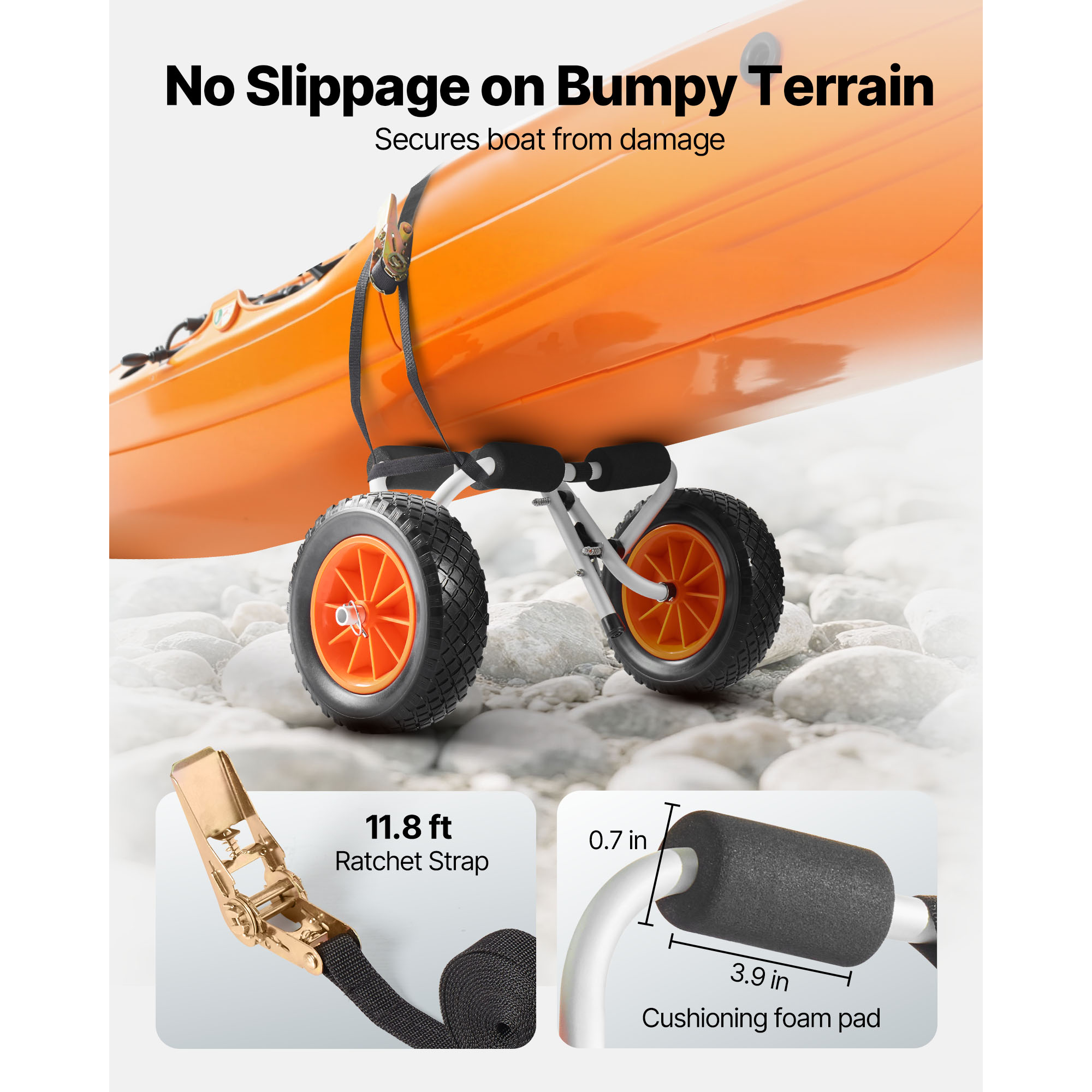 SucceBuy 200 lbs Kayak Cart Fo - Fishing Kayak Crate 评论和价格
