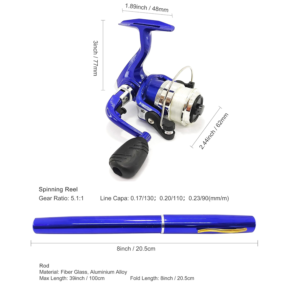 Telescopic Mini Fishing Rod Ca - Penn Reel Fierce 评论和价格